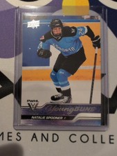 2024-25 UD PWHL Natalie Spooner Young Guns Rookie RC #63 - OLYMPIC SILVER MEDAL