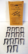 VTG 14 American Flyer 693 Track Locks w/ Envelope Railroad Train Accessories