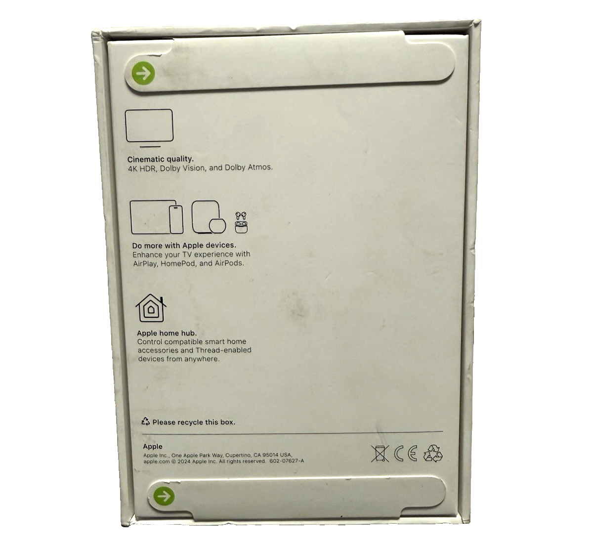 Apple TV 4K 3rd Gen. 128GB Media Streamer - Black, Wi-Fi +