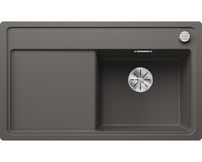 Spüle Blanco ZENAR 45 S-F 848 x 498 mm vulkangrau 527363 1 Spülbecken Flächenbün