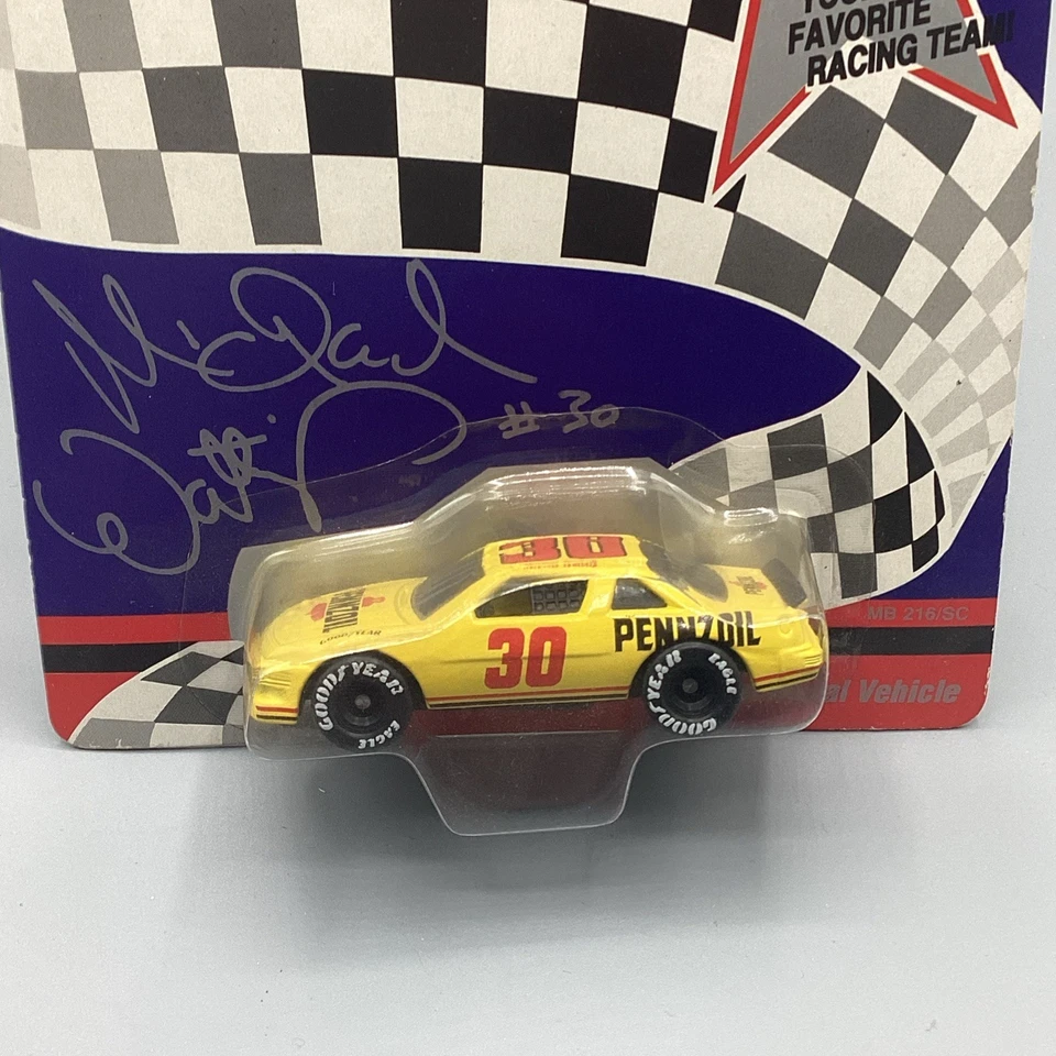 Matchbox Racing Super Stars #30 1992 nuevo en caja autografiado Michael Waltrip *RARO* Foto 3 de 4