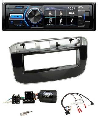 JVC Bluetooth Lenkrad USB DAB Autoradio für Fiat Punto Punto Evo ab 2009