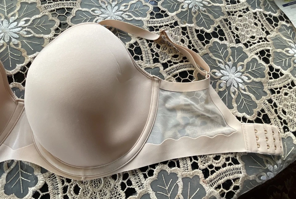 SUJETADOR CAMISETA CHANTELLE C10M70 32DDDD COPA CONTORNO, COLOR NUDE. ¡LISO/ELEGANTE! Foto 3 de 4