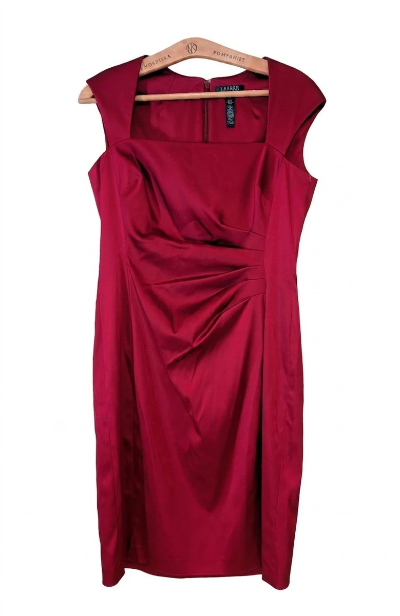 sachin and babi light blue dress Women's Lauren Ralph Lauren Twist-Front Crepe Cocktail Dress