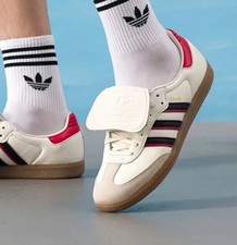 Adidas Classic Samba LT White Black Better Scarlet JQ5124 Men  s 5.5 Women  s 6.5