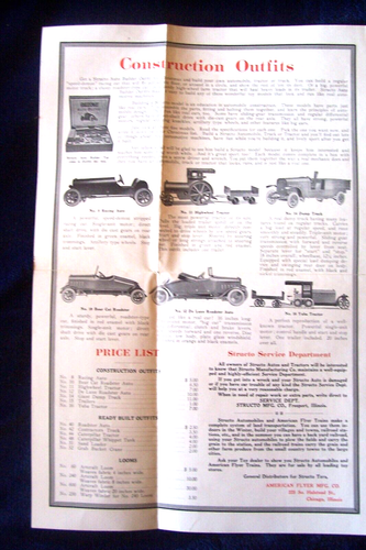 STRUCTO PRESSED STEEL TOY ADVERTISEMENT 15 1/2" X 10" WIND UP TRACTOR TRUCK - Picture 2 of 4