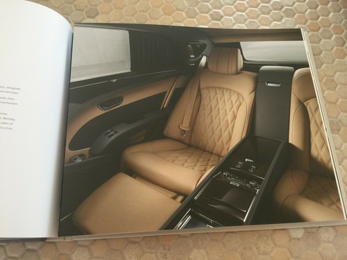 BENTLEY MULSANNE SPEED EXTENDED WHEELBASE PRESTIGE HARDBOUND BROCHURE 2017 USA. - Picture 5 of 12