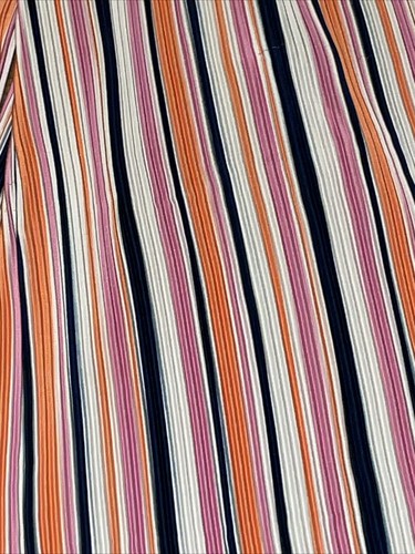 Beautiful Girls Pink, Purple, and Orange Striped Wide Leg Habitua Pants Size 14 - Picture 2 of 4