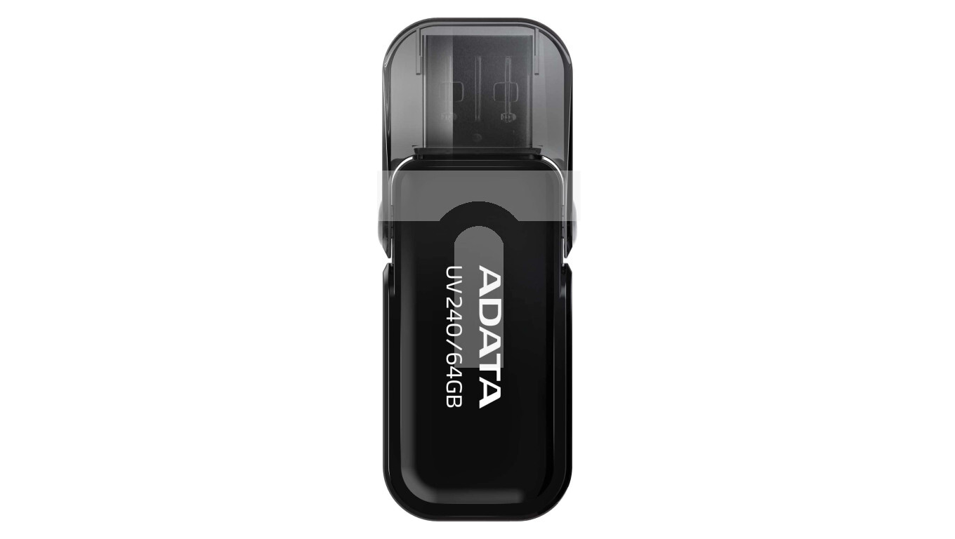 Pendrive ADATA UV240 AUV240-64G-RBK (64GB USB 2.0 black) /T2UK