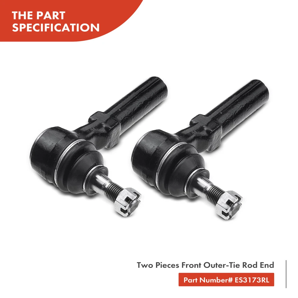 3x Nuevo kit de extremo de barra de acoplamiento y cremallera para Dodge Neon 2001-2005 Chrysler delantero Foto 4 de 4