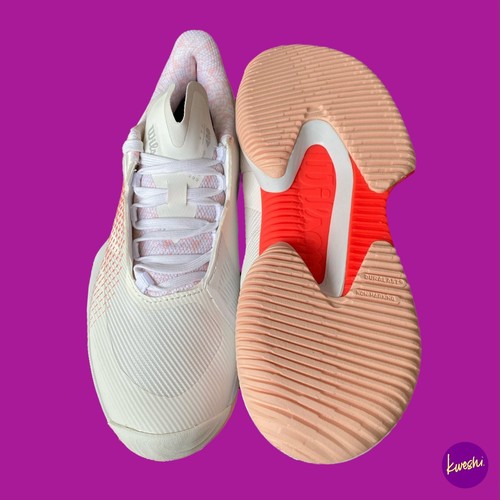 Wilson Scarpe da Tennis Donna Kaos Swift 1.5, Bianco/Tropical Peach UK4.5/EU 37 1/3 - Foto 6 di 6