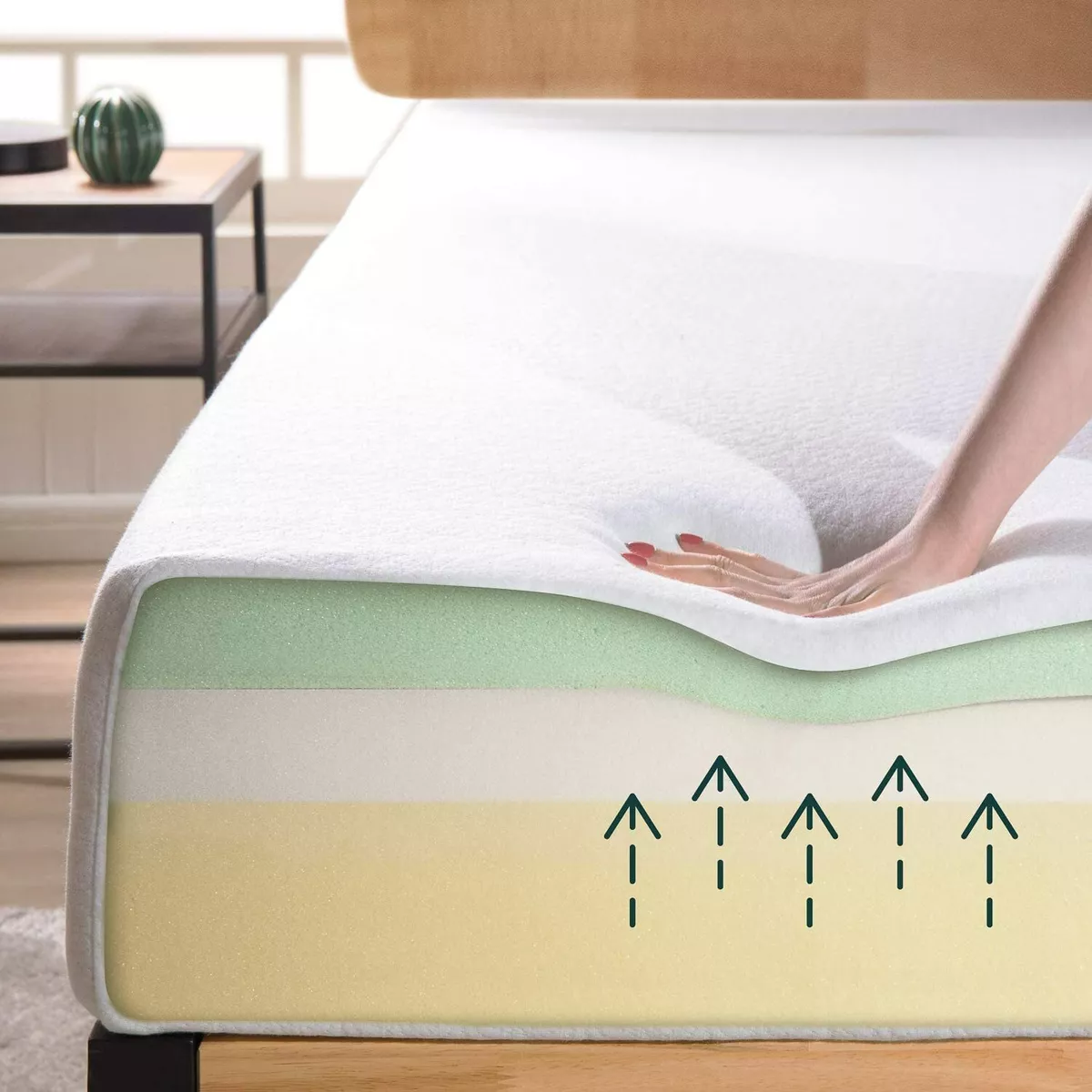 Zinus 8 Inch Ultima Memory Foam Twin Mattress Pressure Relieving