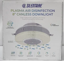SILENTAIRE 8" Integrated LED Recessed Light Trim Air Disinfection 559011010