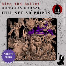 Dungeon Undead Full Lot DnD Miniature D D RPG 3D Printed Fantasy Model