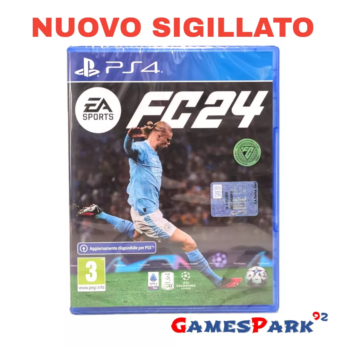 EA SPORTS FC 24 PS4 PLAYSTATION 4 GIOCO NUOVO PER Italiano PAL