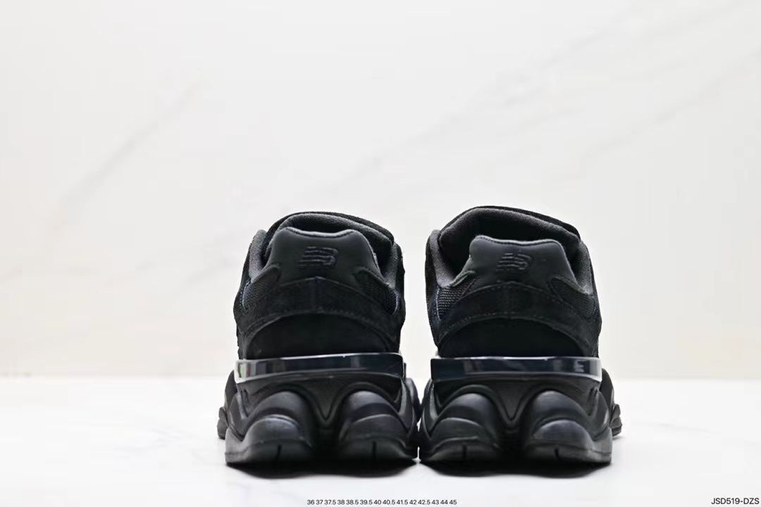 U9060NRI New Balance 9060 Triple Black Leather (Men's) US 8 U9060NRI New Balance 9060 Triple Black Leather (Men's) US 8