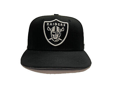 New Era 59Fifty NFL Las Vegas Raiders Super Bowl Fitted Hat Size 1/4  Black