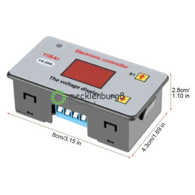 12V Adjustable Battery Low Voltage Cut off Switch Protection Control Module D