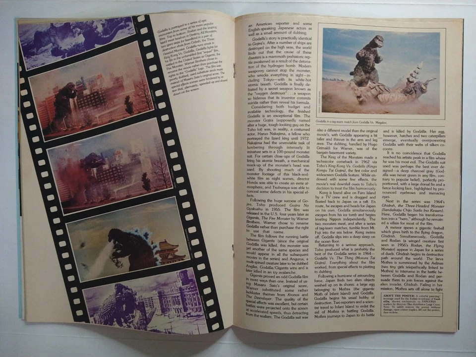 Fangoria #1 Godzilla Cover with Poster, Dr. Who, Alien, Battlestar Galactica - Image 4 of 4