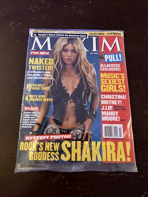 MAXIM ROCK S NEW GODDESS SHAKIRA GENUINE AUTHENTIC BRAND NEW MAGEZINE