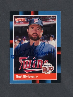 2004 Donruss Timmelines - Recollection Collection Bert Blyleven Auto /101