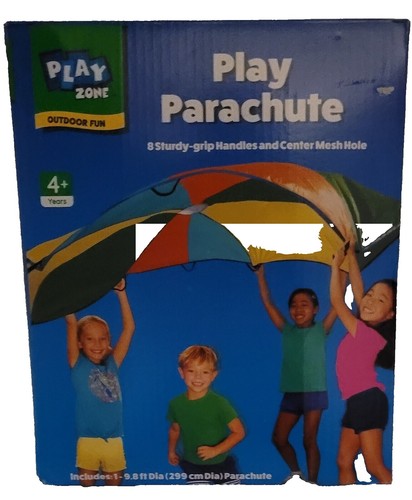 Rainbow Parachute Kids Toy, Rainbow Play Parachute for Kids 8 Handgrepen 2m Diameter Play Parachute Rainbow Outdoor Teamwork Game Parachute