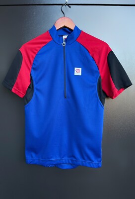 Cycling De Marchi Vintage Shirt Cyclims Sport Made Italy Mens