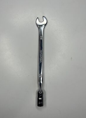 SEVEN (7) WILLIAMS 3/8 Open End-Socket Flex Head Combination Wrench ...