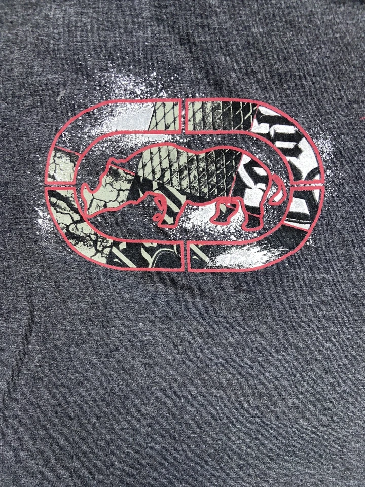 Camiseta Ecko Unitd Boys The Classic manga corta negra gráfico logotipo talla 6 Foto 2 de 4