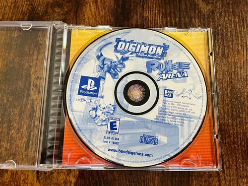 Digimon Rumble Arena - Sony PlayStation 1 - No Manual - Tested & Working Great!