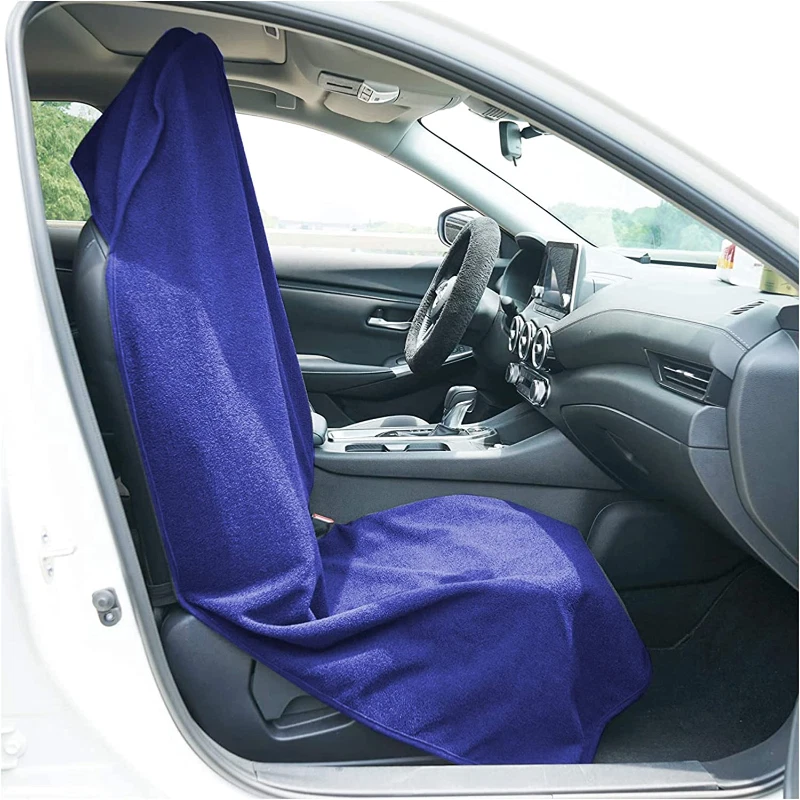 1X Waterproof Car Towel Front Seat Cover for Athletes Fitness Gym Run Swimming - Image 2 of 4