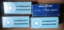 A Lot of 4 Vintage Airequipt Automatic Slide Changer Magazines. 36 2x2 Slides