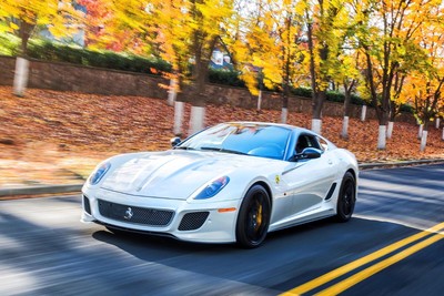 Ferrari 599 GTO Supercar Wall Art Giclee Canvas Print Photo (#746)