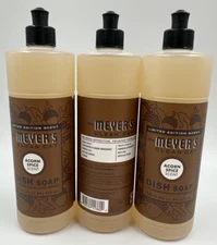 Mrs. Meyer's Dish Soap, Acorn Spice Scent, 16 Ounce Limited Edition  3-Pack