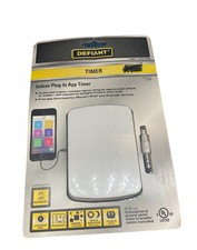 Defiant Indoor Plug-In Corded App Timer 10 Amp White 7 Day Programmable