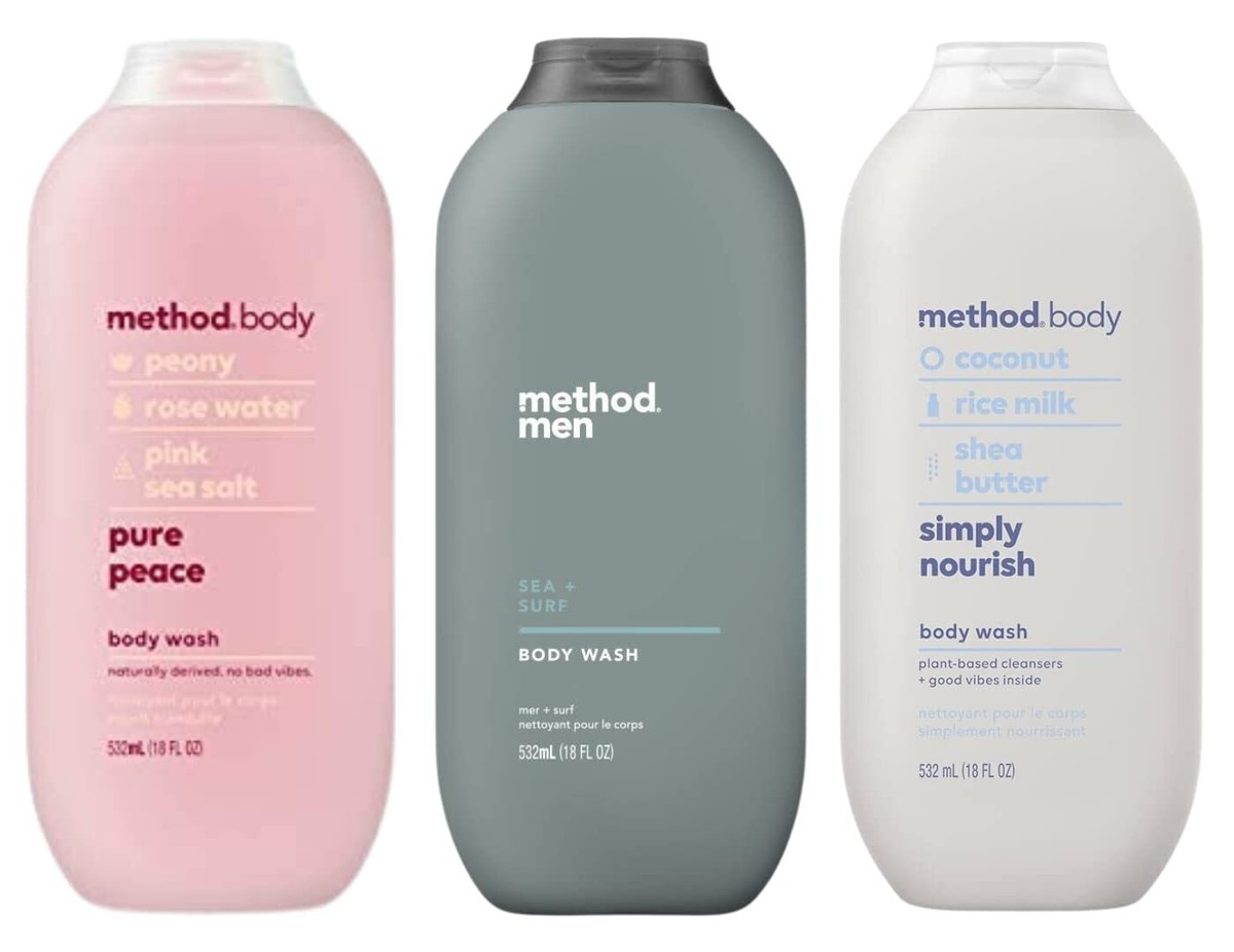 Method Body Wash Variety Pack: Pure Peace, Sea & Surf