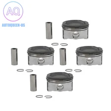 Pistons & Rings Set Fit for 2009 2010 2011 2012 Toyota Corolla 2.4L L4