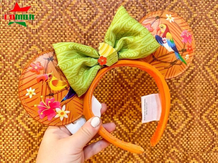 Authentic Disney The Main Attraction Minnie Mouse Enchanted Tiki Ears Headband Disney Minnie Mouse the Main Attraction Ear Headband for  main image 4