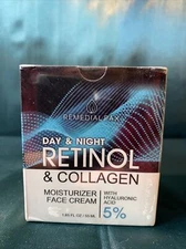 Remedial Pax Day & Night Retinol Collagen Moisturizer Face Cream 1.7oz Ex06/2026