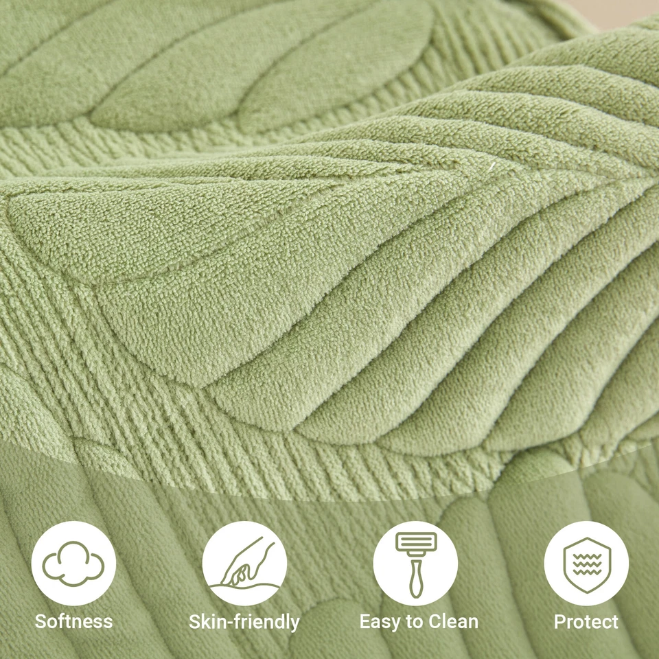 Cubierta reclinable grande 89 pulgadas hoja en relieve niño perezoso cubierta de silla funda para mascotas Foto 3 de 4