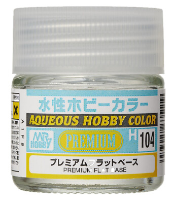kmko Mr.Hobby Gunze H-104 Premium Clear FLAT BASE matte Grundierung 10ml