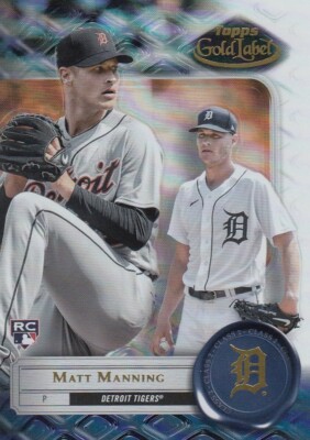 MATT MANNING TOPPS GOLD LABEL CLASS 2 ROOKIE CARD RC DETROIT TIGERS #2 2022 22
