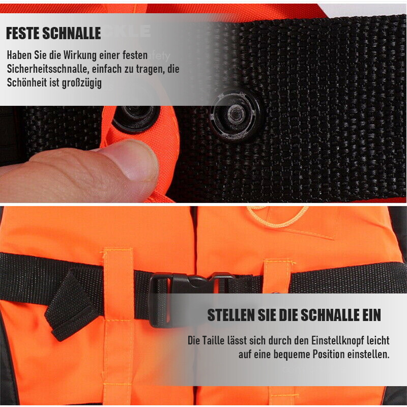 Schwimmweste Für Erwachsene & Kinder 20-120kg - Auftriebsweste Für Jetski, SUP, Kajak & Wassersport