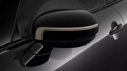 NEW MINI F65 F66 F67 U25 FAVOURED BLACK WING MIRROR CAP SET 51165B35215/16