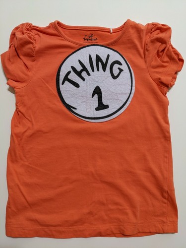 TOPOLINO Girls Short Sleeve Orange Dr 