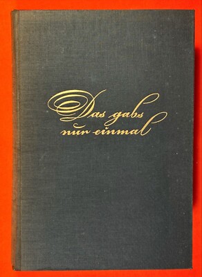 CURT RIESS: DAS GAB'S NUR EINMAL - Das Buch der schönsten Filme unseres Lebens