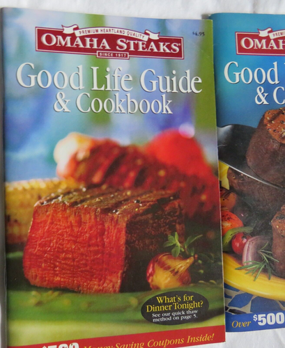 Lot of 3 Omaha Steaks Good Life Guide & Cookbook Paperbacks - Imagen 3 de 9