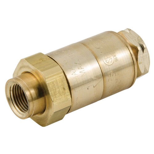 Watts 3/8" LF7 Dual Check Valve (Bronze) Lead Free - Picture 2 of 4