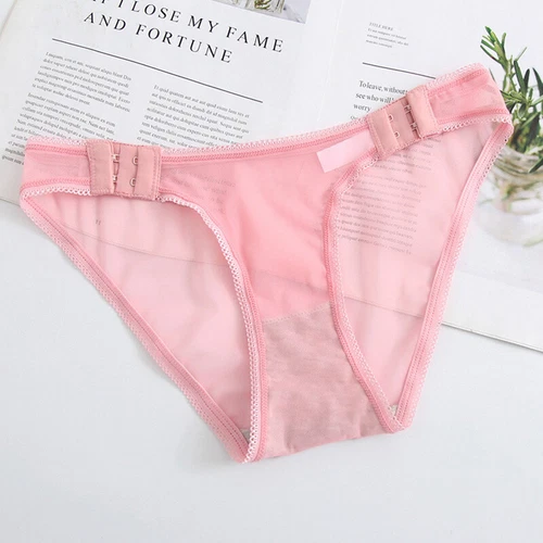 Slip donna donna sexy mutandine trasparenti perizoma perizoma lingerie maglia biancheria intima - Foto 15 di 20