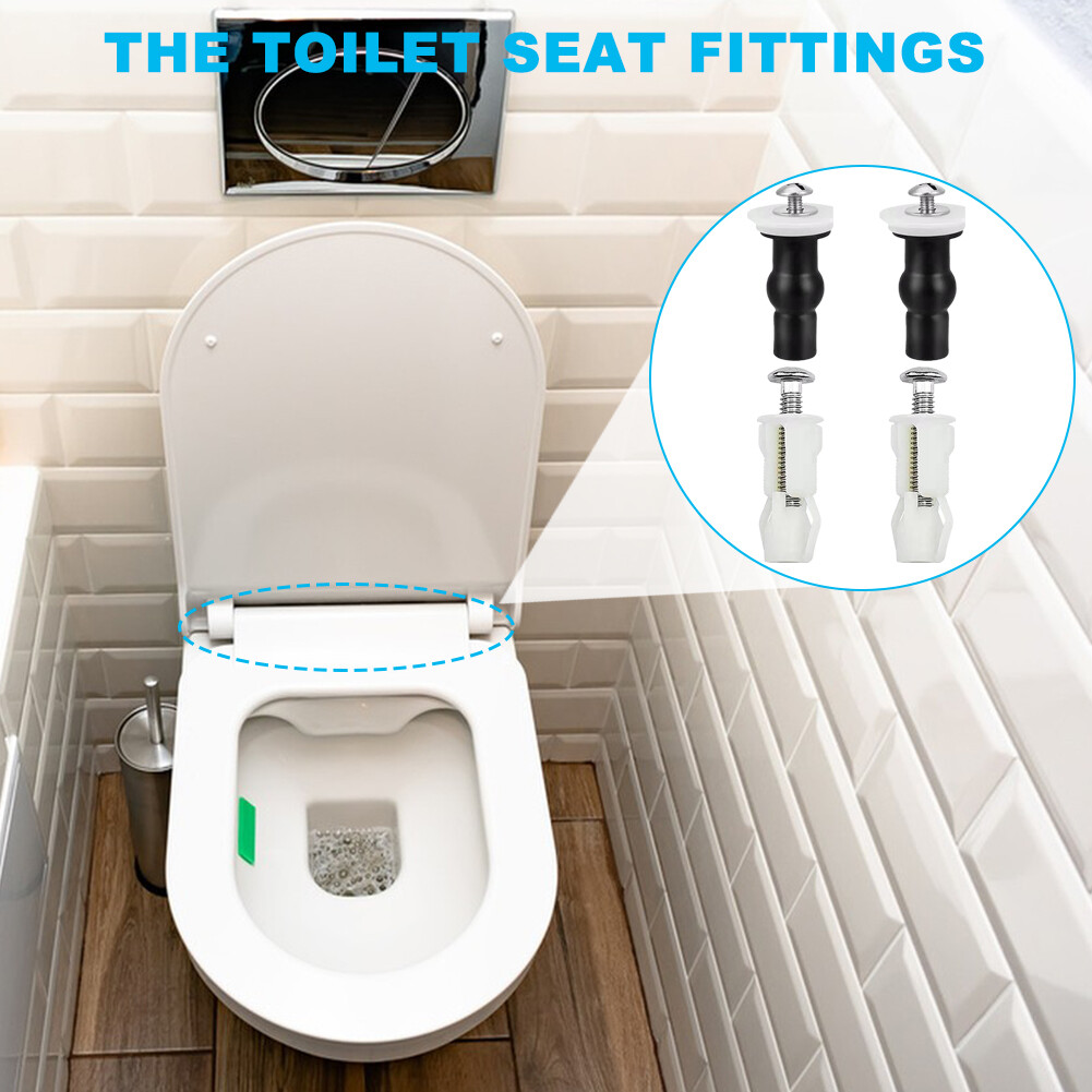 4Pack Toilet Seat Fastening Set Universal Expansion Bolt 2 Types Home